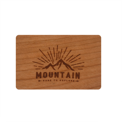 Customization Logo UV Engraving Recyclable NFC Wooden Card RFID Bamboo Hotel Wooden Card