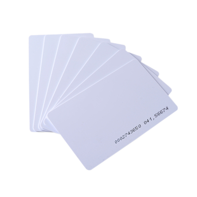 High Quality Bulk Wholesale RFID PVC Smart Card 125kHz High Frequency Programmable NFC Blank Card 1k Chip for Hotel White Color