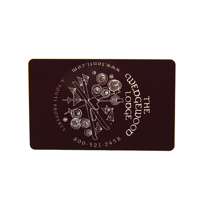 CR80 PVC Plastic Membership Card Embossed VIP Loyalty & Gift Card with QR Code 13.56MHz Frequency