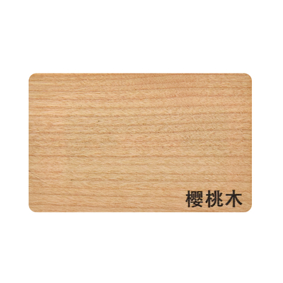 Eco-friendly NFC RFID Wooden Key Card Customized ISO Model for Hotels Waterproof Business Card Classic Chip 13.56MHz 125KHz
