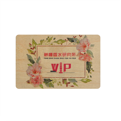 13.56mhz NTAG213 NTAG215 NTAG216 Smart RFID Wood Card Friendly Recyclable Bamboo Hotel Key Card Plus SE 1K RFID Wooden Card