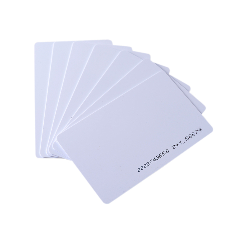 High Quality Bulk Wholesale RFID PVC Smart Card 125kHz High Frequency Programmable NFC Blank Card 1k Chip for Hotel White Color