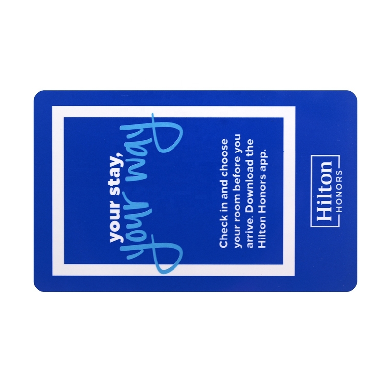 Custom Ultralight EV1 Contactless 13.56MHz RFID Card NFC Hotel Key Card Access Control 1K Chip for Membership Card Application