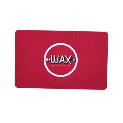 CR80 PVC Plastic Membership Card Embossed VIP Loyalty & Gift Card with QR Code 13.56MHz Frequency