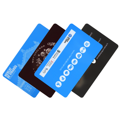 White PVC Card Waterproof Blank ID and RFID NFC Custom Printing PVC Cards with Em4305 Chip Frequency 13.56MHz for Hotels